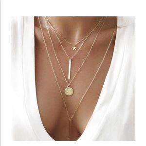 THE STERLING YARD Gold Layered Necklace